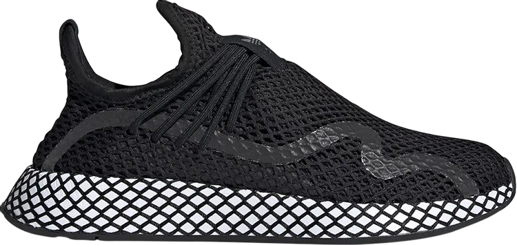 Adidas Deerupt S 'Core Black' sneakers, black