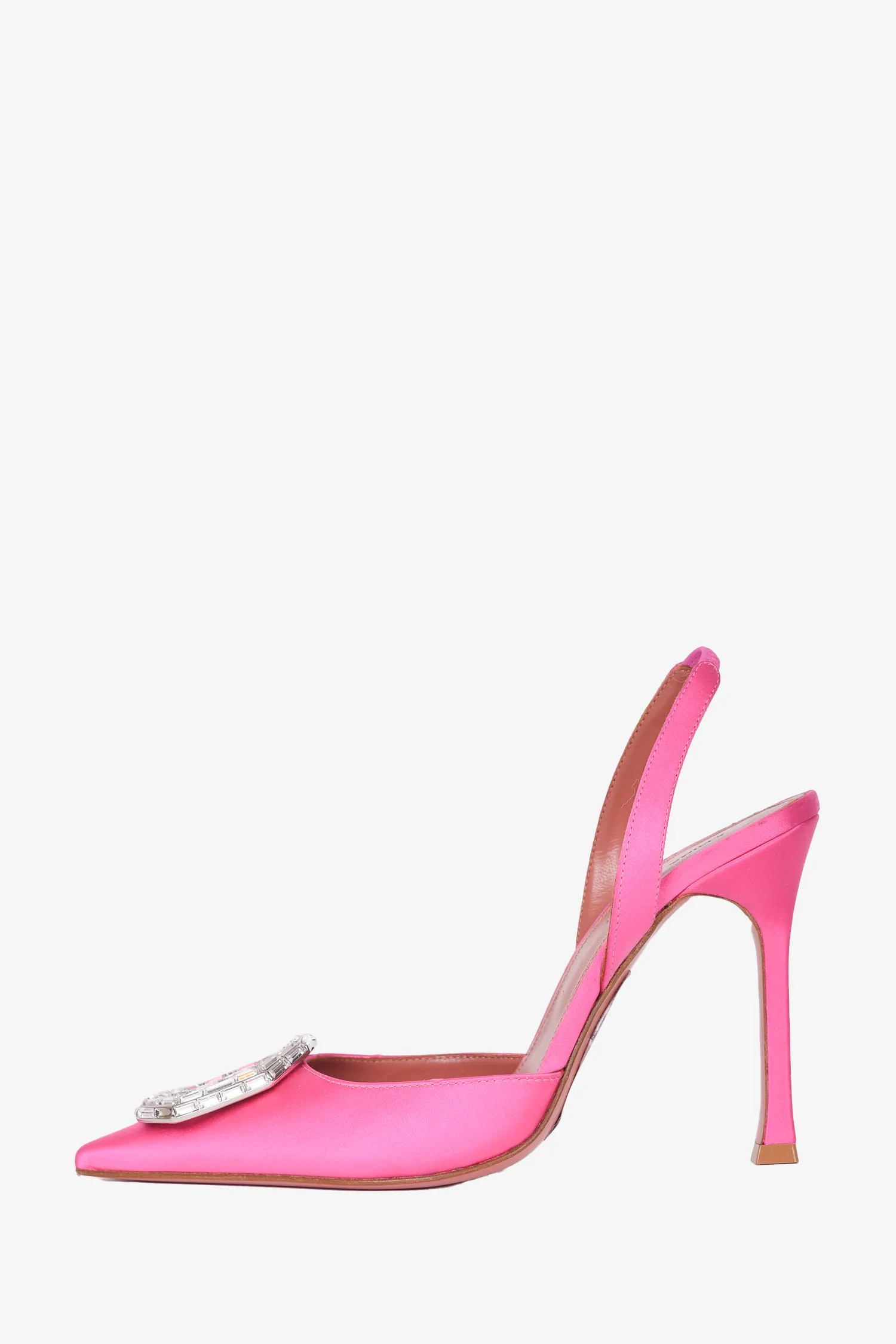 AMINA MUADDI Pink 'Camelia' Sling Pumps Size 37