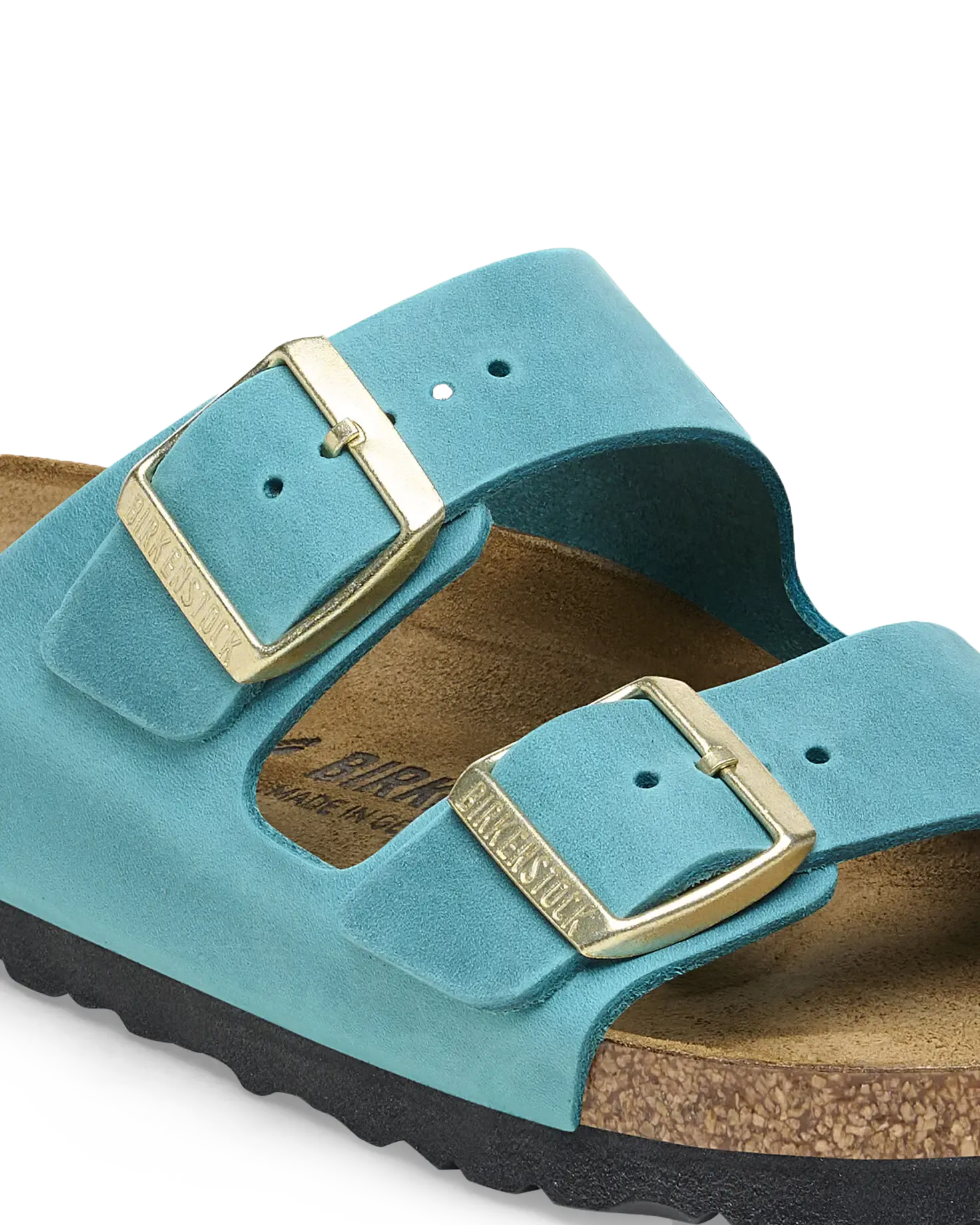 Arizona Oiled Leather Sandals in Biscay Bay