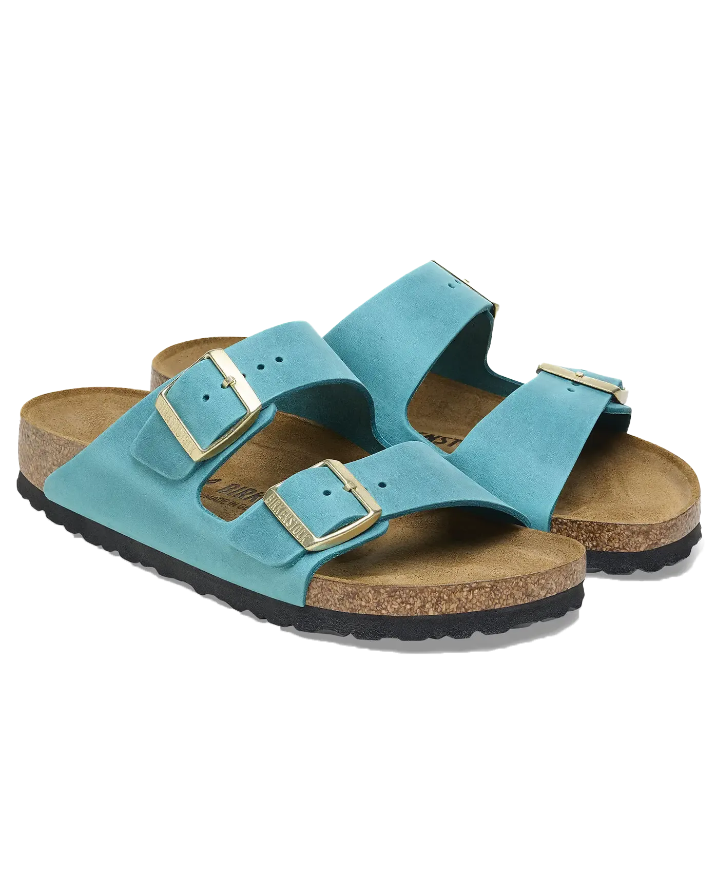 Arizona Oiled Leather Sandals in Biscay Bay