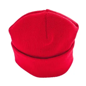 Barons Court Red Baseball Cap & Beanie Hat with School Logo