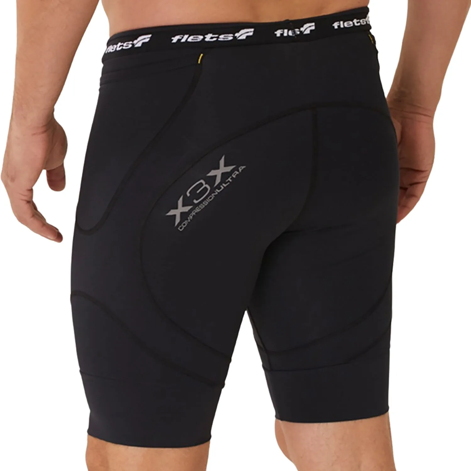 Bermuda Running X3X COMPRESSION ULTRA l Preta