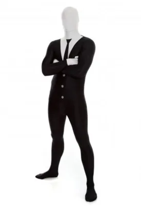 Black & White Slenderman Morphsuit