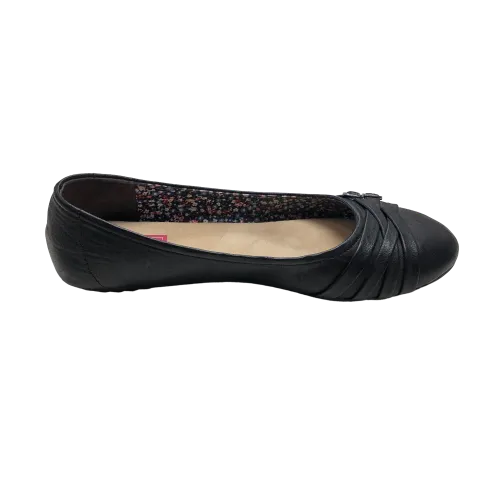 Black Shoes Flats Ballet Clothes Mentor, Size 10