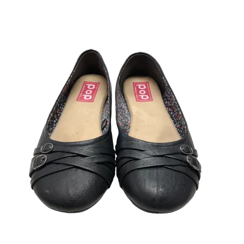 Black Shoes Flats Ballet Clothes Mentor, Size 10