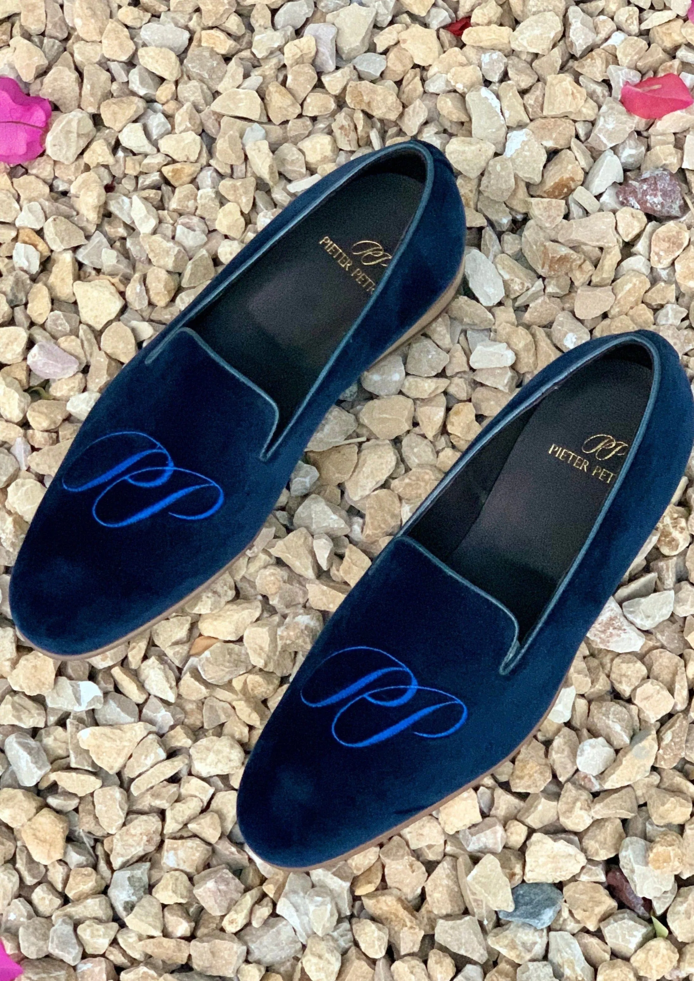 Blue Velvet Shoes