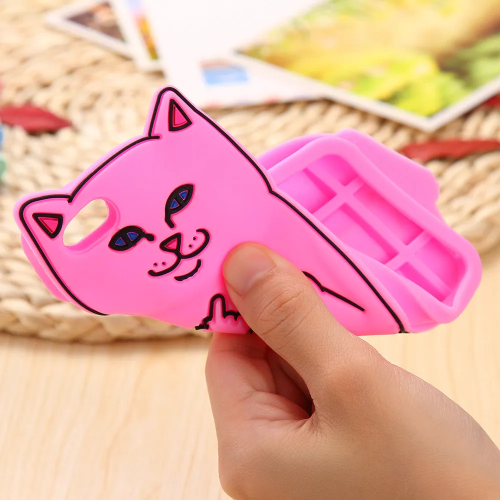 Cat Case For iPhone 6 6S/6 6s Plus/5 5s Soft