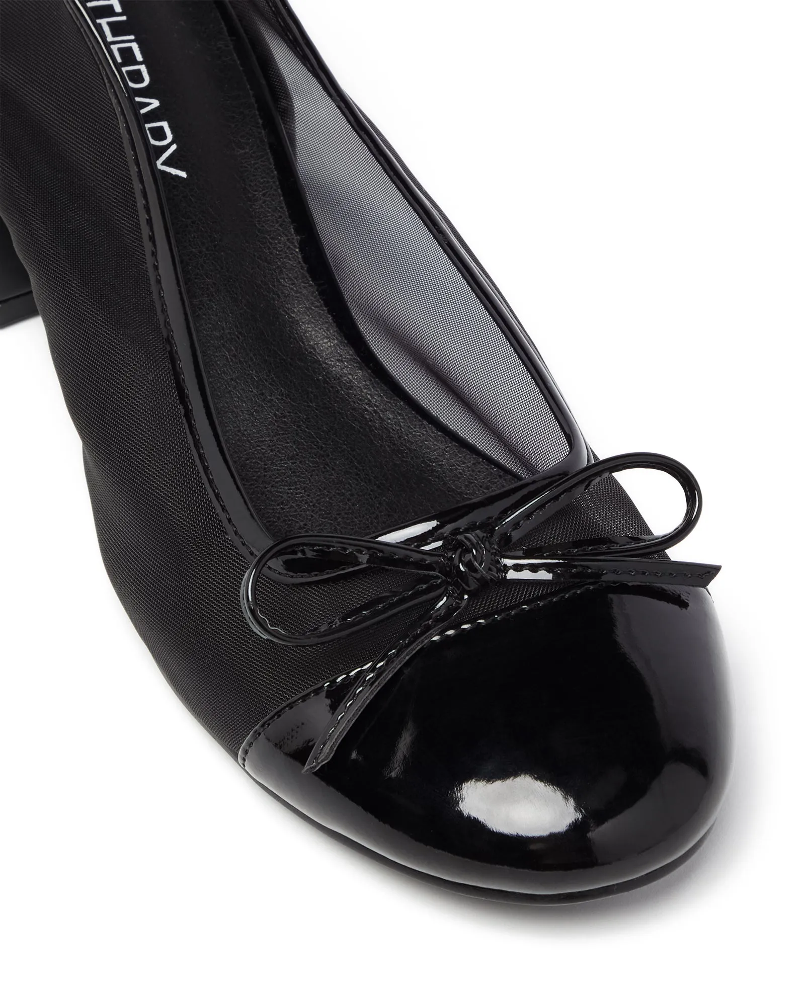 Charlotte Ballet Heel Black Patent