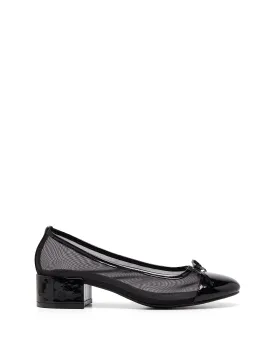 Charlotte Ballet Heel Black Patent