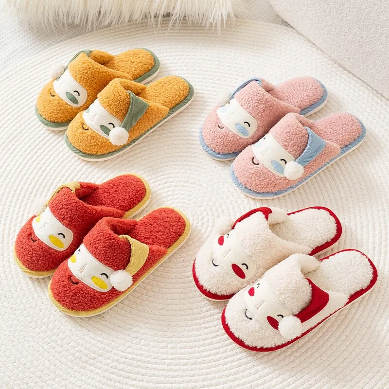 Christmas Santa Claus Home Slippers