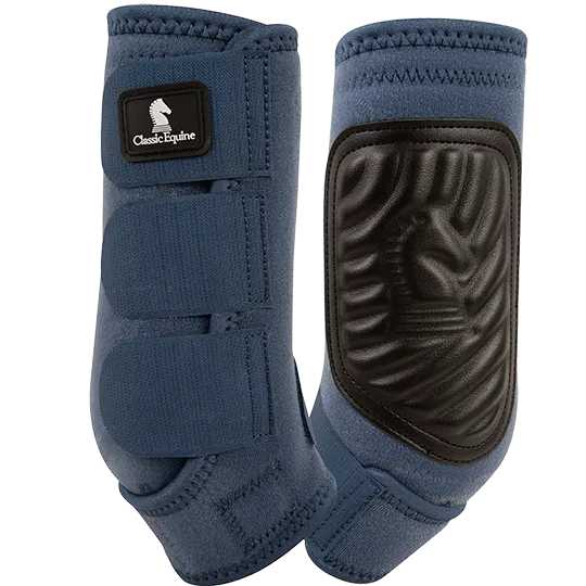 Classic Equine Classic Fit Front Boots- Dark Denim