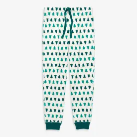 Clearance fit 2 grown-ups organic pj pant in triangle trees