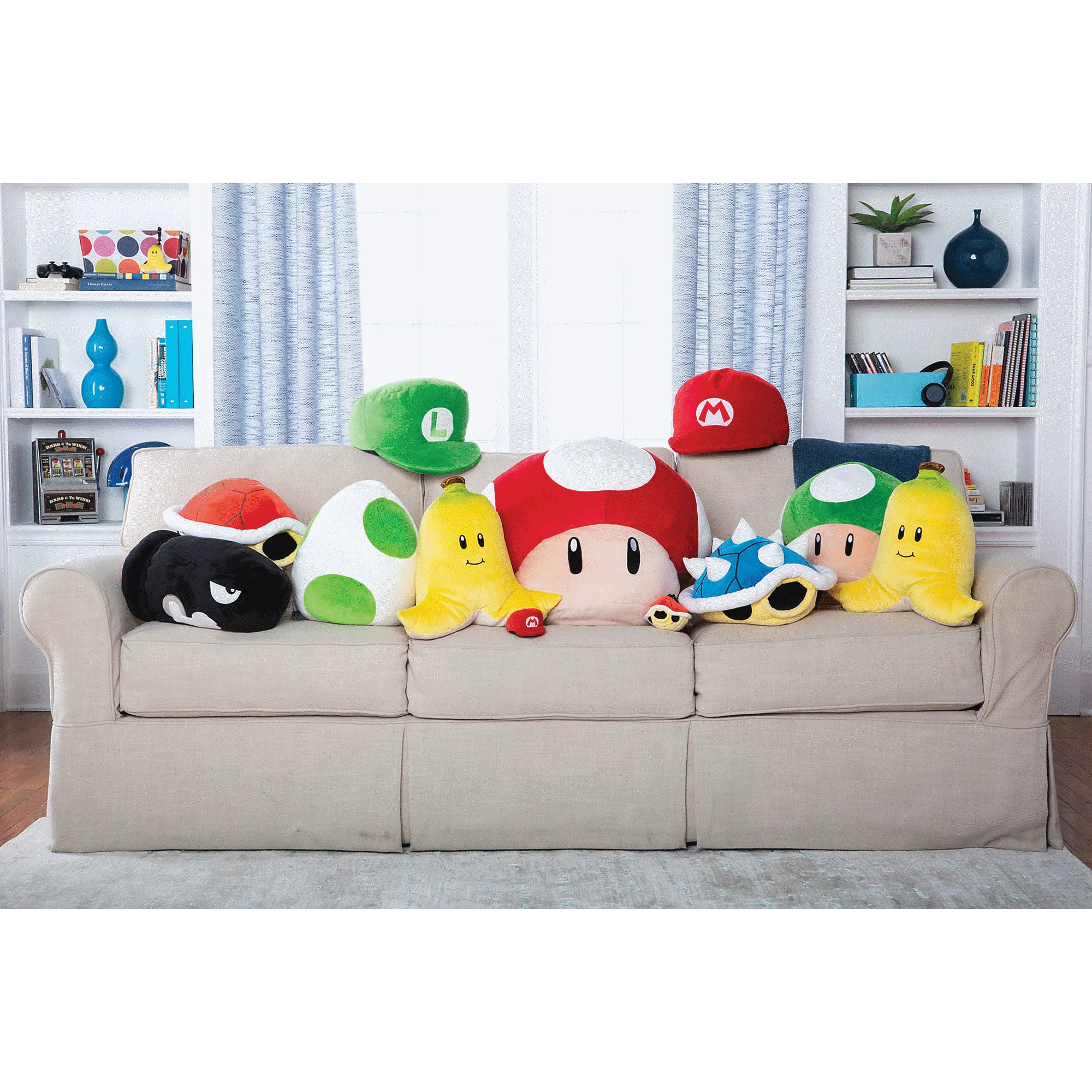 Club Mocchi Mocchi - Mario Kart - Mushroom 22" Mega Plush