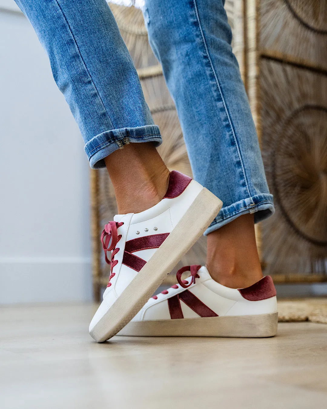 Corkys No Chaser Sneakers - Blush Velvet