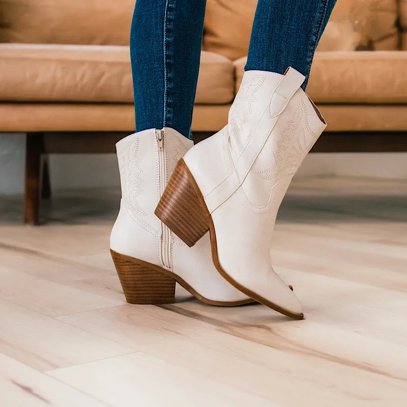 Corkys Rowdy Boots - Winter White FINAL SALE