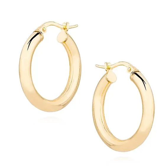 Earrings "Camille Hoops 21 mm" 925 Silver