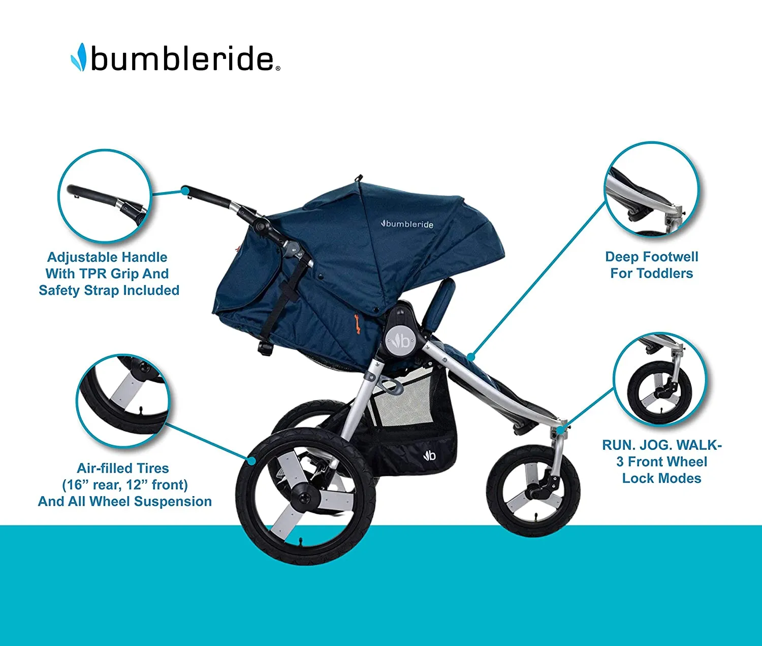 Eco-Friendly Speed Jogging Stroller