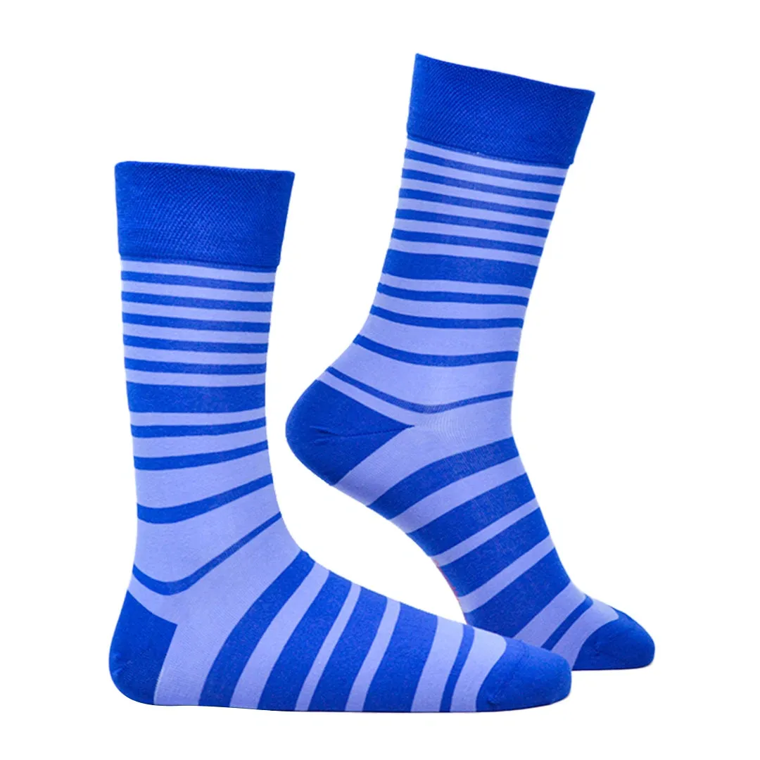 Icy Blue-Crew Socks Bamboo Socks