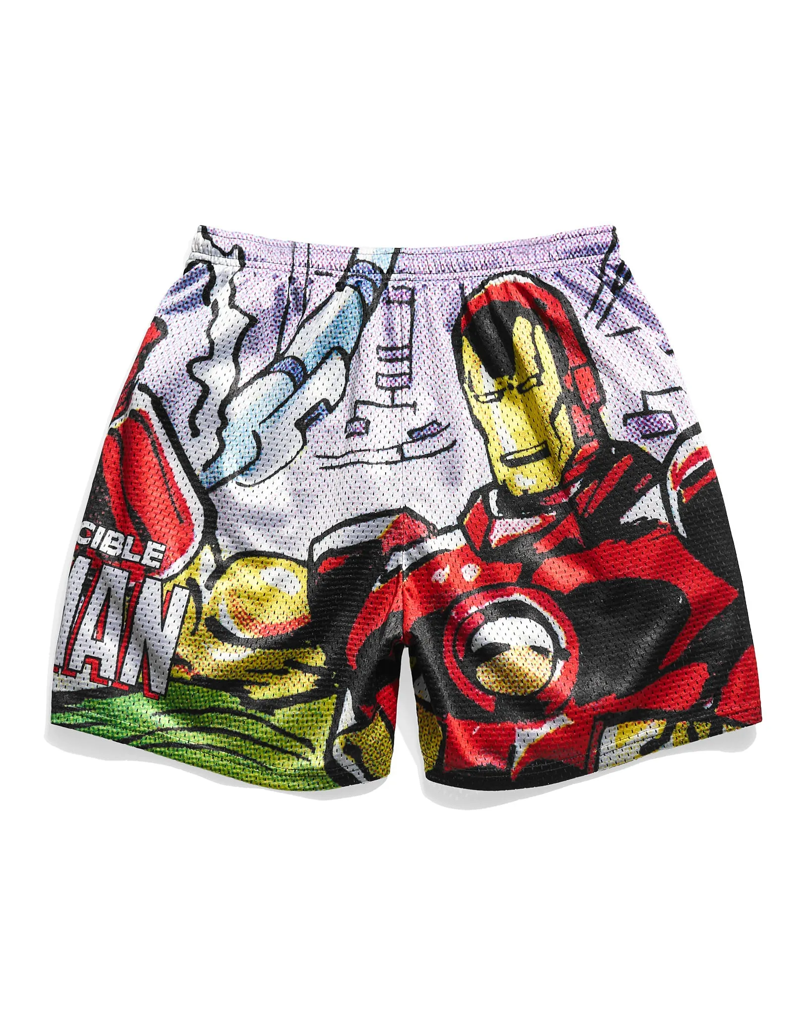 Iron Man Marvel Comics Trading Card Retro Shorts