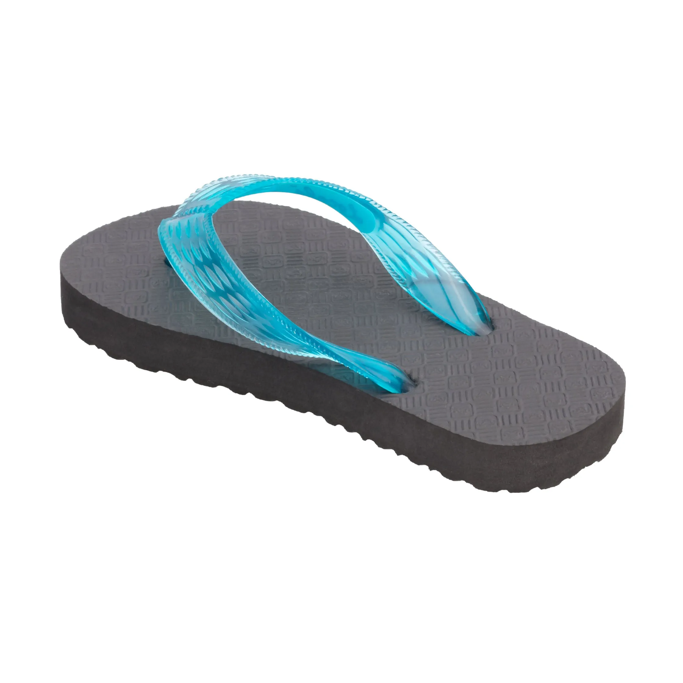 Kids Original Translucent Turquoise Strap Slippah