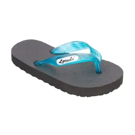 Kids Original Translucent Turquoise Strap Slippah