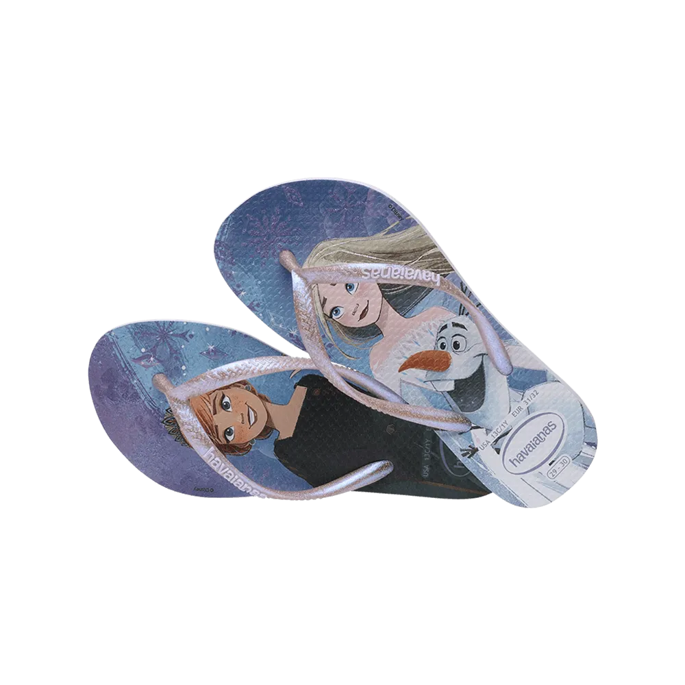 Kids Slim Frozen Flip Flops