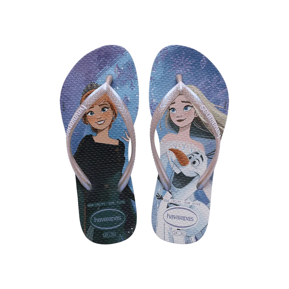 Kids Slim Frozen Flip Flops