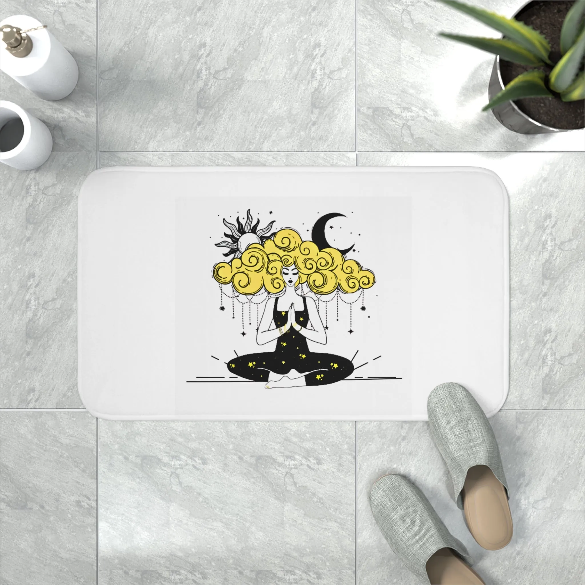 Meditation Memory Foam Bath Mat