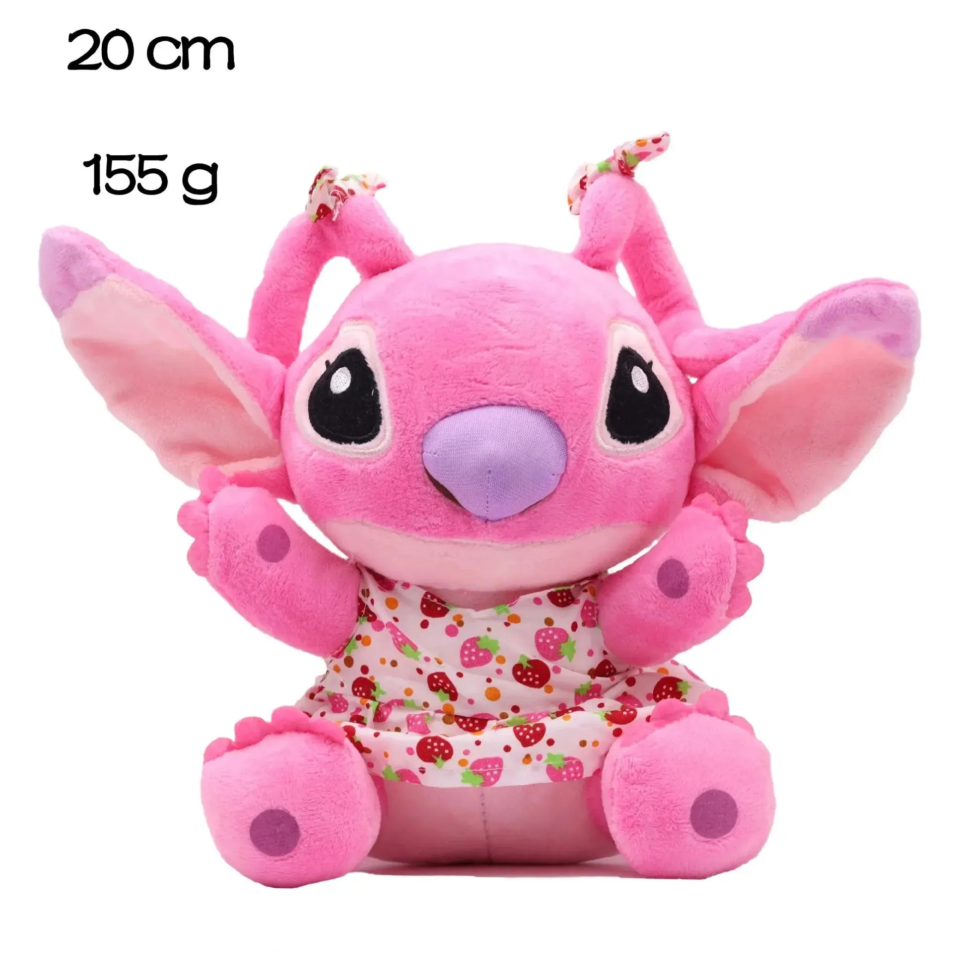 MINISO Kawaii Disney Stitch & Angel Plush Doll | Anime Plushies Toys | Cartoon Stuffed Toy | Cute Soft Car & Sofa Pillow | Kid Gift