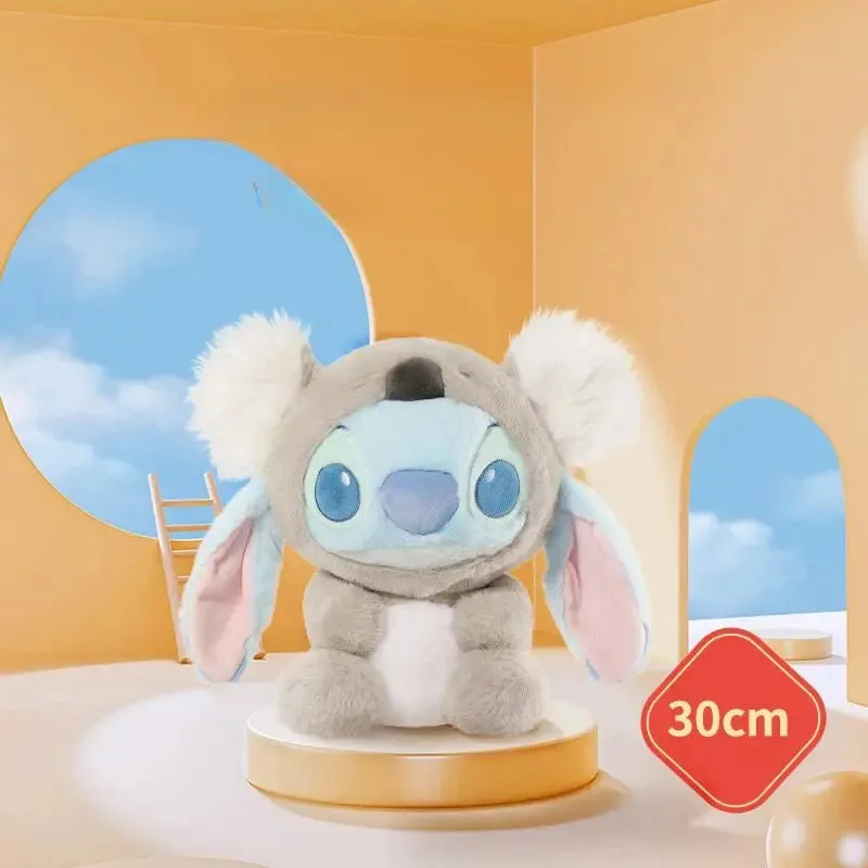 MINISO Kawaii Disney Stitch & Angel Plush Doll | Anime Plushies Toys | Cartoon Stuffed Toy | Cute Soft Car & Sofa Pillow | Kid Gift