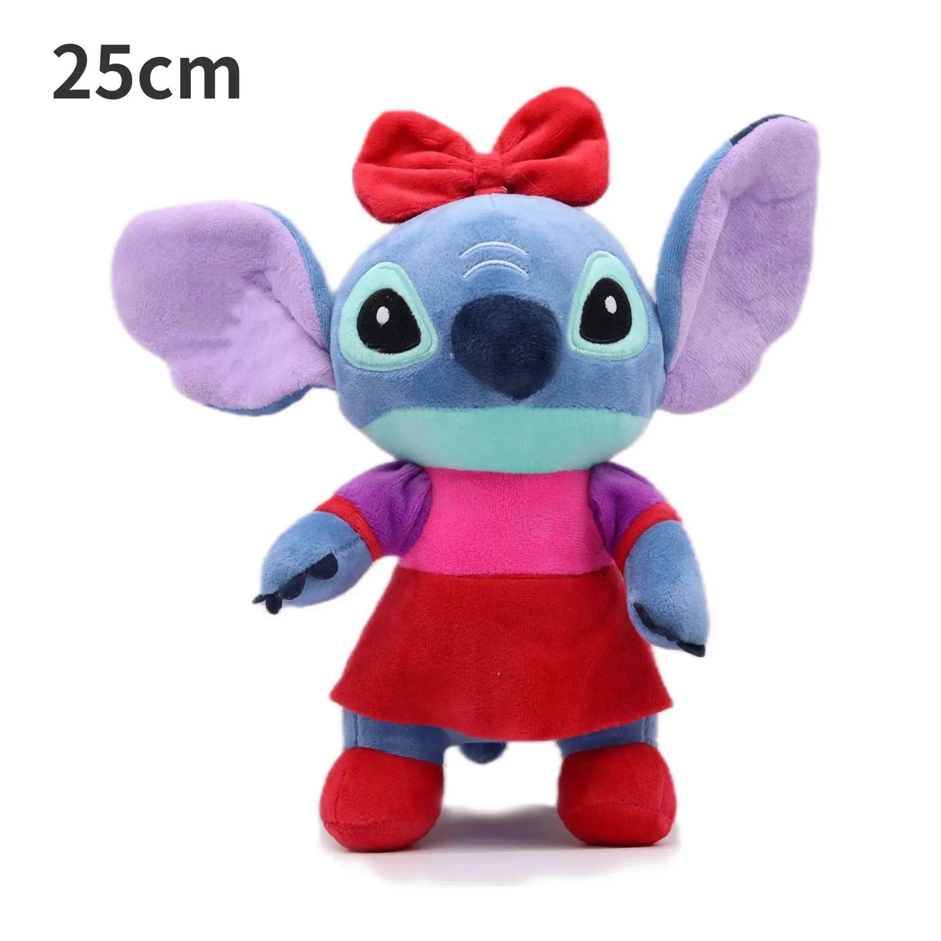 MINISO Kawaii Disney Stitch & Angel Plush Doll | Anime Plushies Toys | Cartoon Stuffed Toy | Cute Soft Car & Sofa Pillow | Kid Gift