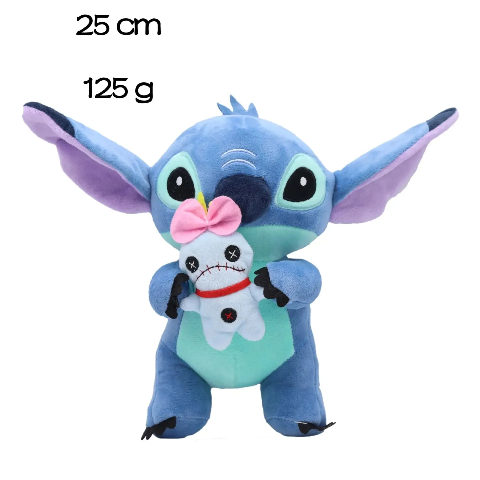 MINISO Kawaii Disney Stitch & Angel Plush Doll | Anime Plushies Toys | Cartoon Stuffed Toy | Cute Soft Car & Sofa Pillow | Kid Gift