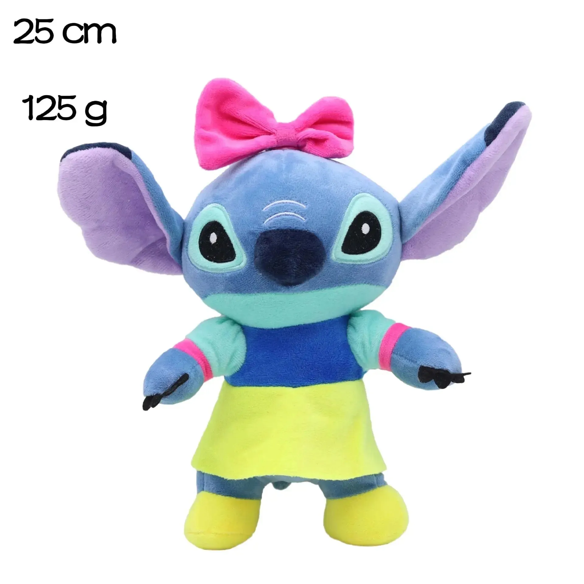 MINISO Kawaii Disney Stitch & Angel Plush Doll | Anime Plushies Toys | Cartoon Stuffed Toy | Cute Soft Car & Sofa Pillow | Kid Gift