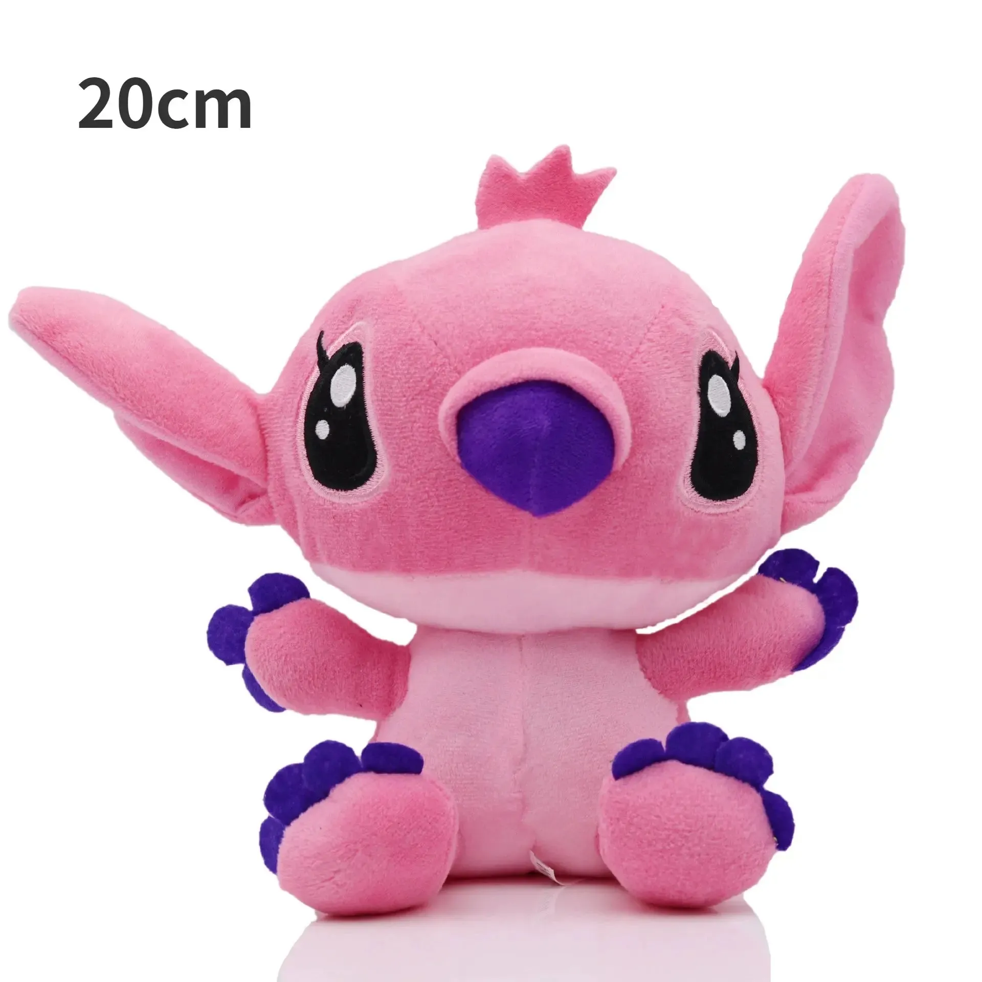 MINISO Kawaii Disney Stitch & Angel Plush Doll | Anime Plushies Toys | Cartoon Stuffed Toy | Cute Soft Car & Sofa Pillow | Kid Gift