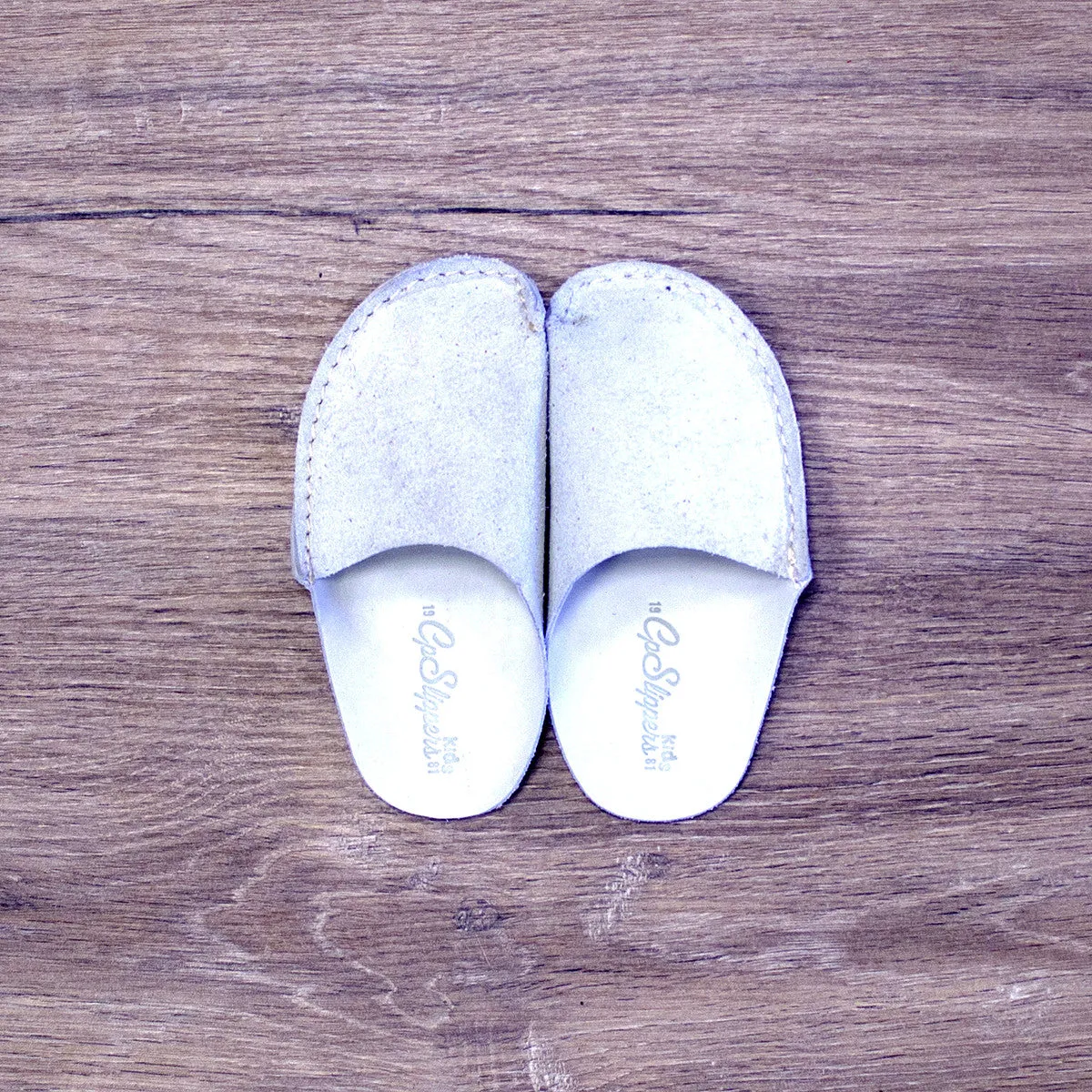 Natural CP Slippers Kids Minimalist