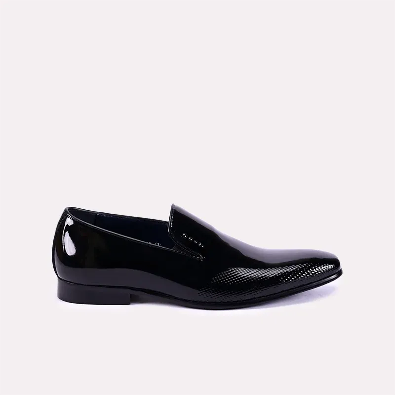 Nomad Black Glossy Dress Shoes 0111046