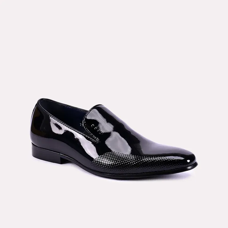 Nomad Black Glossy Dress Shoes 0111046