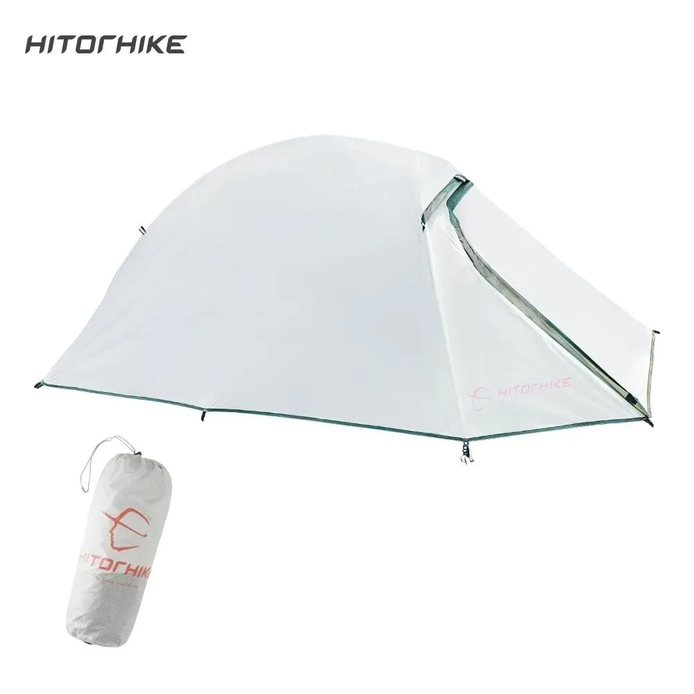 One Person Ultralight Tent 3 Season 20D Silnylon Rodless 1300g Easy Set Up By Pole