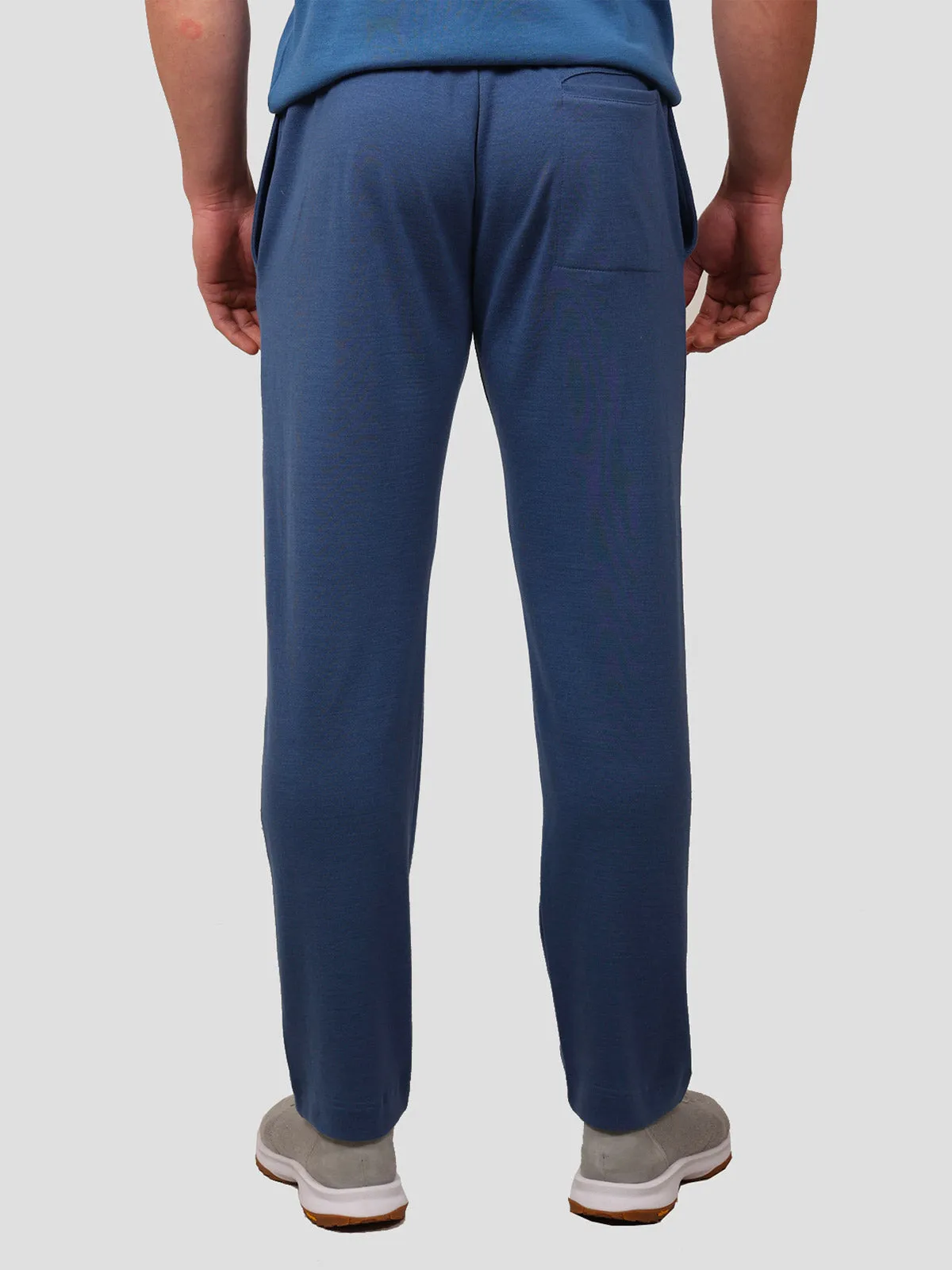 Pantalone Jogging Cotone e Cashmere Blu