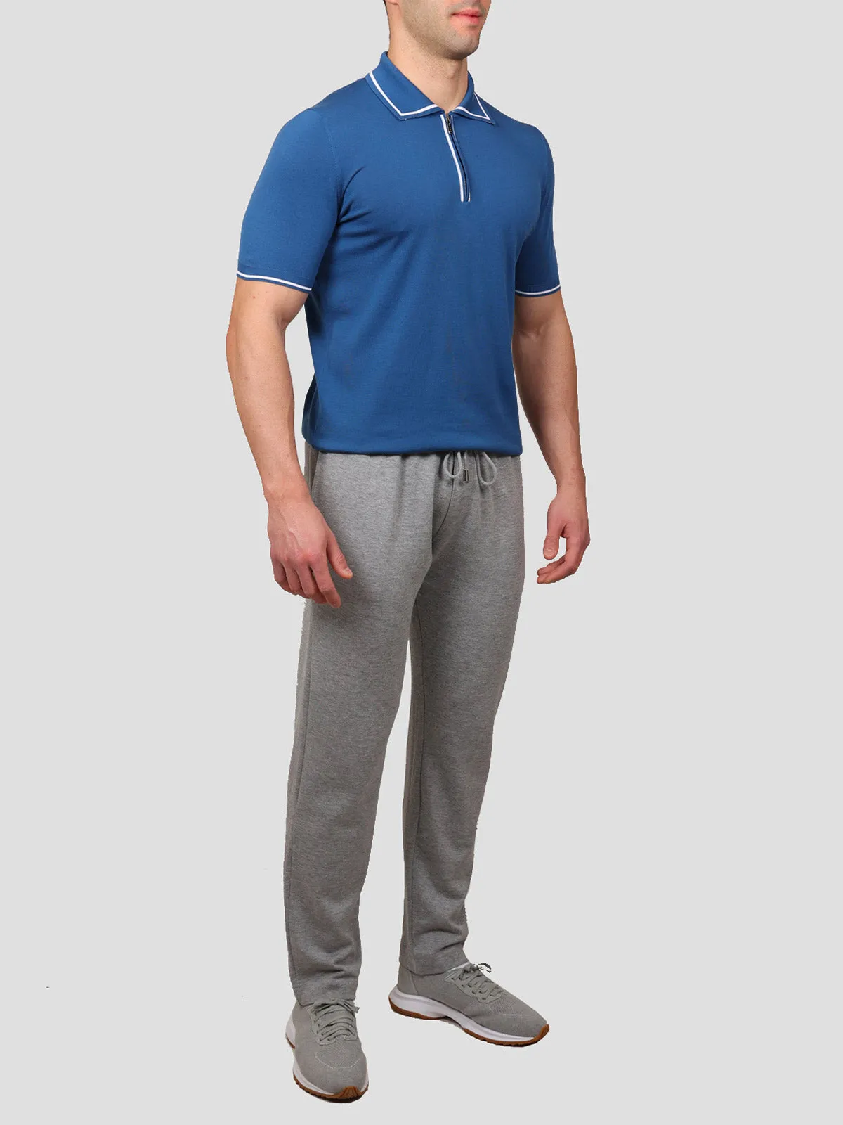 Pantalone Jogging Cotone e Cashmere Grigio