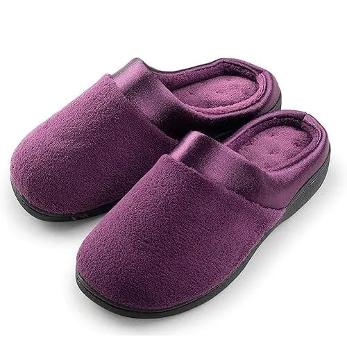 Roxoni Women's Comfort Slip On Memory Foam French Terry Lining