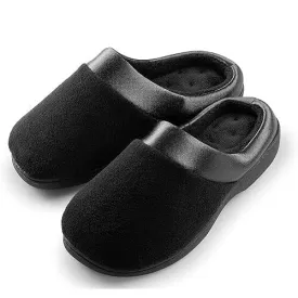 Roxoni Women's Comfort Slip On Memory Foam French Terry Lining