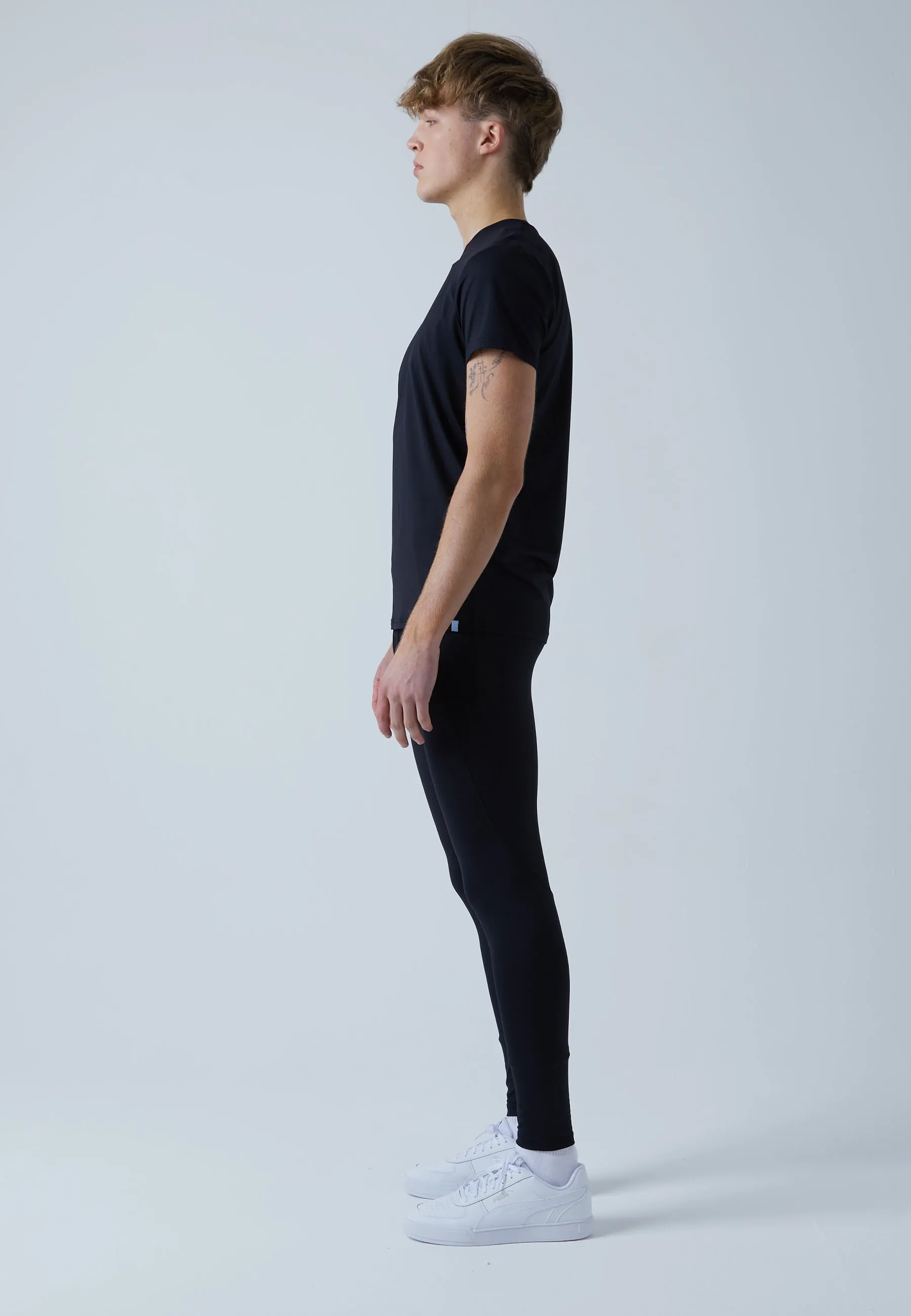 Running Tights with pockets, long, black