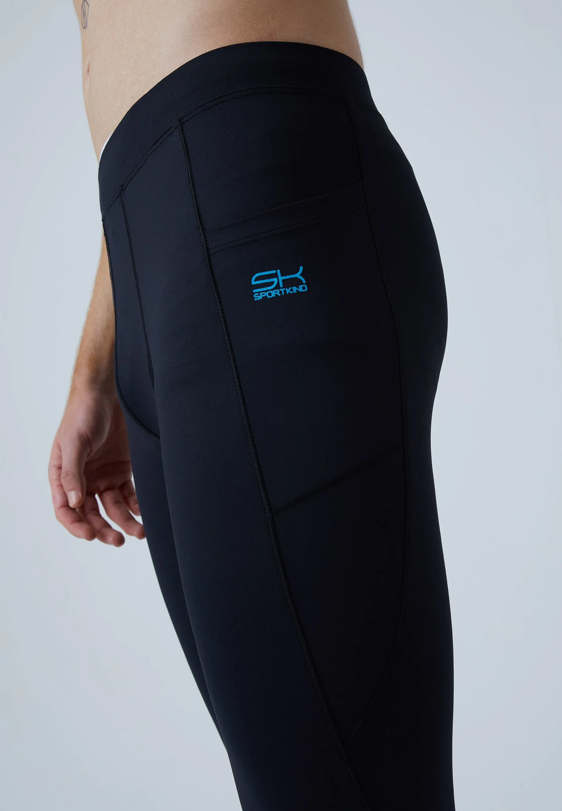 Running Tights with pockets, long, black