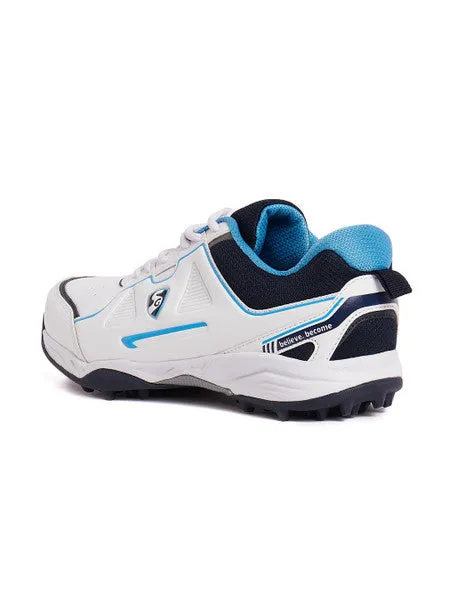 SG Club 5.0 Cricket Shoes- White/Navy/Teal