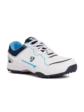 SG Club 5.0 Cricket Shoes- White/Navy/Teal