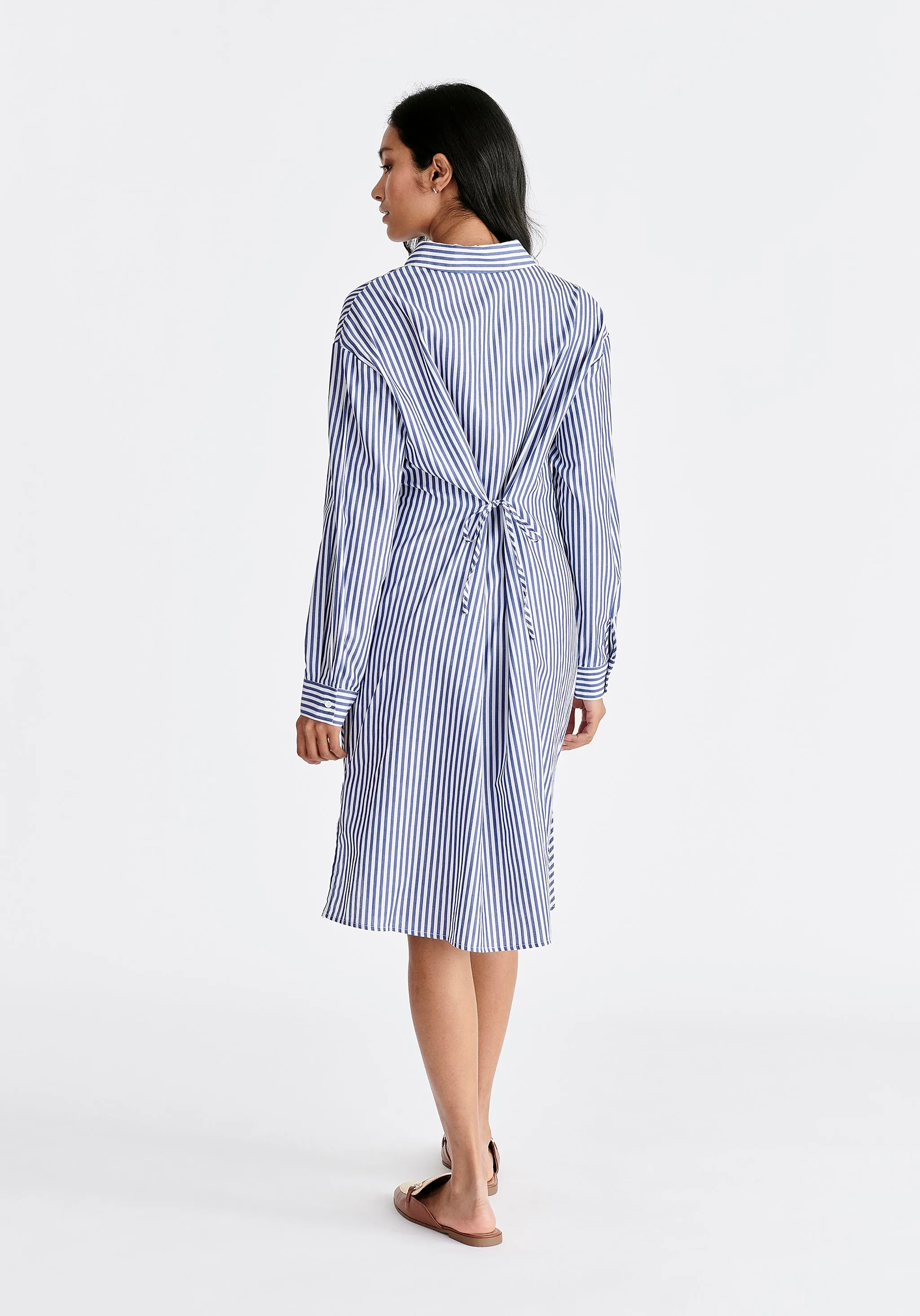 Twist Detail Shirt Dress