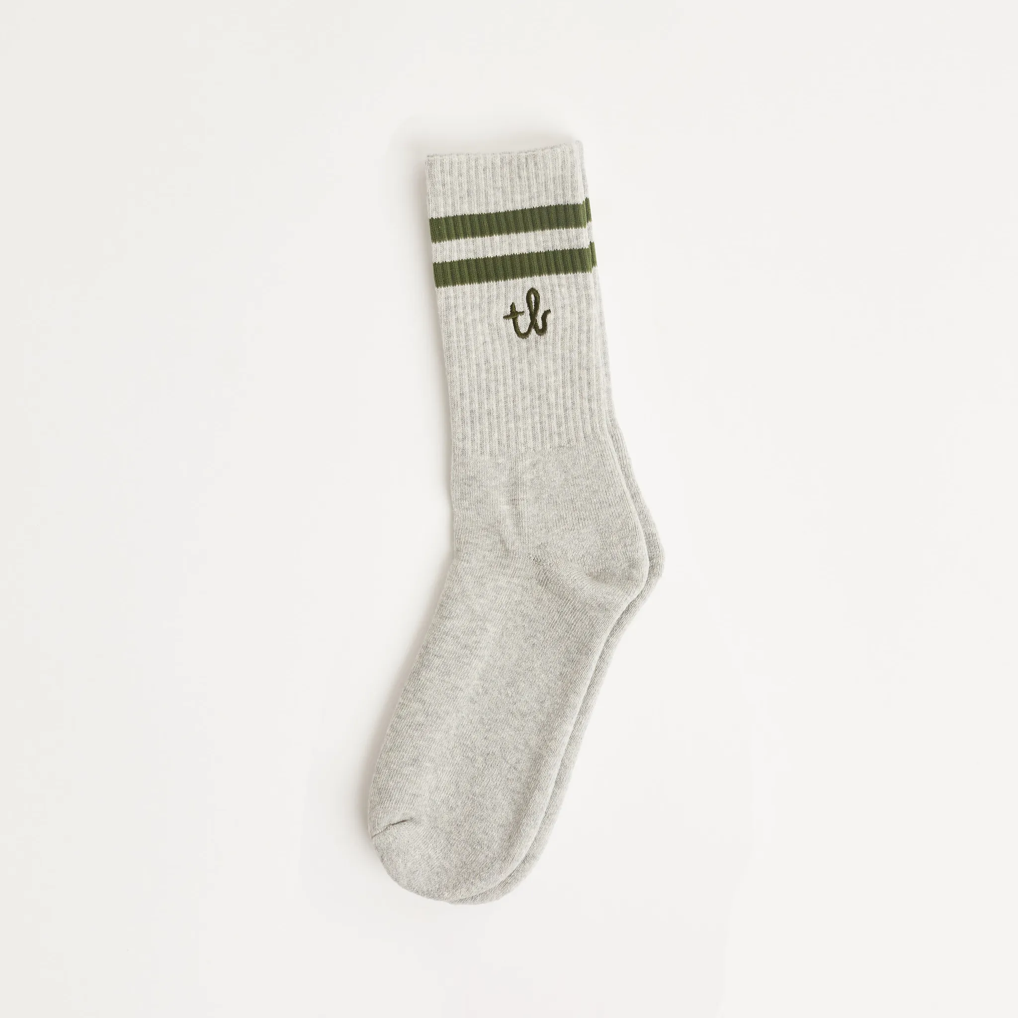 Vintage Striped Sport Crew Socks