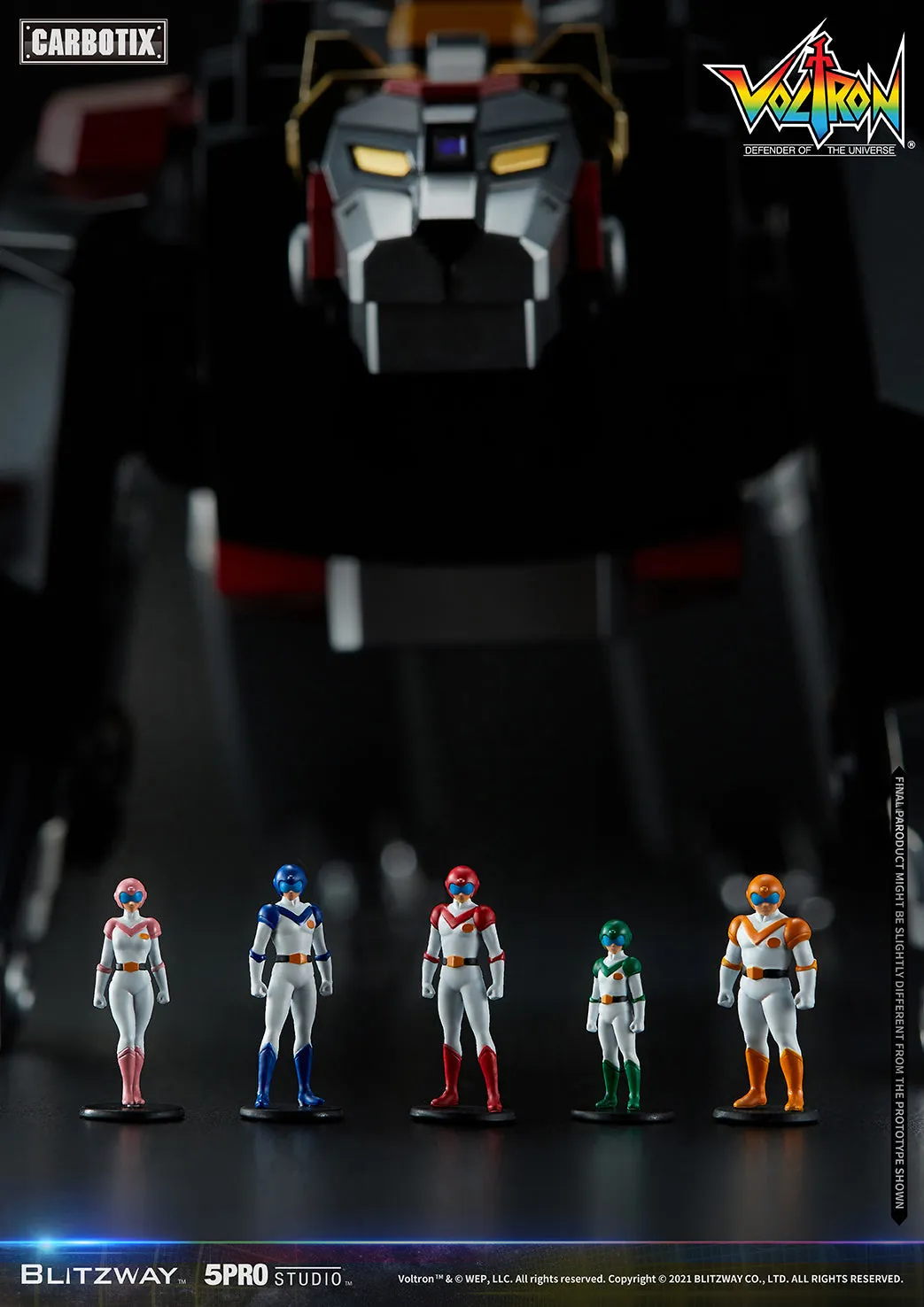 Voltron: Defender of the Universe Carbotix Series by Blitzway