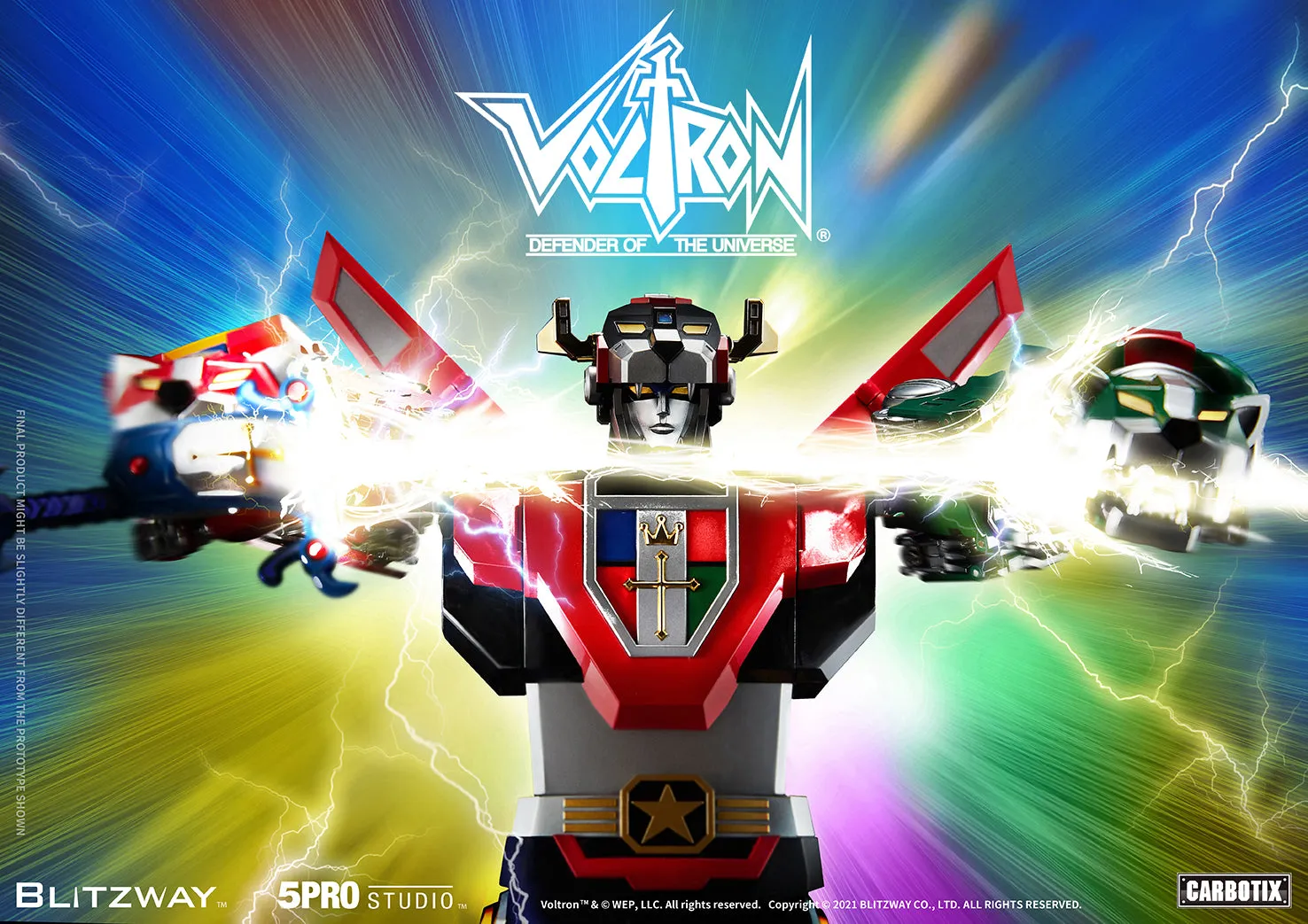 Voltron: Defender of the Universe Carbotix Series by Blitzway